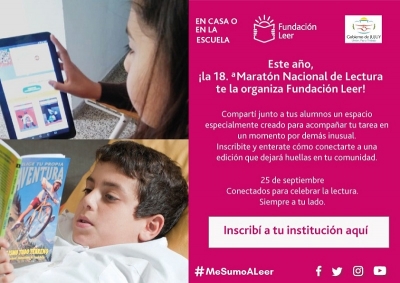 Se realizar&aacute; la 18&deg; Marat&oacute;n Nacional de la Lectura