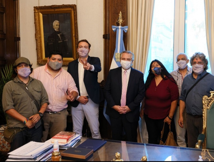 Alberto Fern&aacute;ndez ratific&oacute; la mesa de unidad del Frente de Todos Jujuy Somos Todos