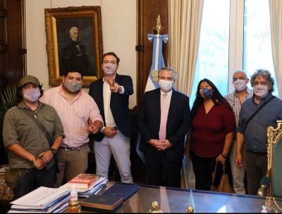 Alberto Fern&aacute;ndez ratific&oacute; la mesa de unidad del Frente de Todos Jujuy Somos Todos