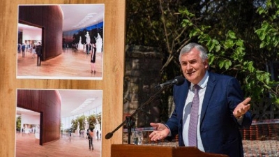 Gerardo Morales dio inicio a la construcci&oacute;n del museo Lola Mora