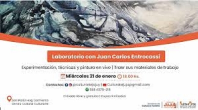 Laboratorio para experimentar pintura en vivo y di&aacute;logo sobre la creaci&oacute;n en Jujuy