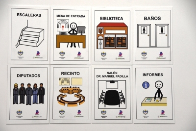 La legislatura tendr&aacute; pictogramas integradores para personas con autismo