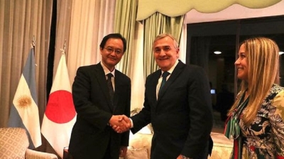 Morales visit&oacute; al Embajador de Jap&oacute;n