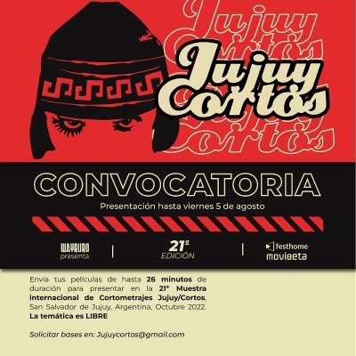 Abierta la Convocatoria para la 21&ordf; edici&oacute;n de la Muestra Internacional de Cortometrajes Jujuy/Cortos