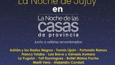 Jujuy estar&aacute; presente en La Noche de las Casas de Provincias