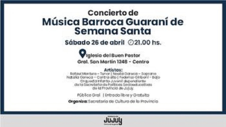 M&uacute;sica Barroca Guaran&iacute; de Semana Santa, una propuesta art&iacute;stica y espiritual en la Iglesia del Buen Pastor