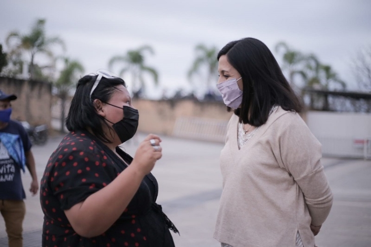 Leila Chaher se mostr&oacute; optimista para que el Frente de Todos supere los resultados de las PASO