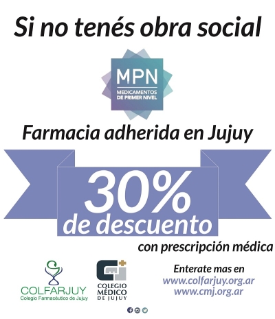 Libertador: Colegios Farmac&eacute;utico y M&eacute;dico de Jujuy firman convenio para la campa&ntilde;a de Medicamentos de Primer Nivel
