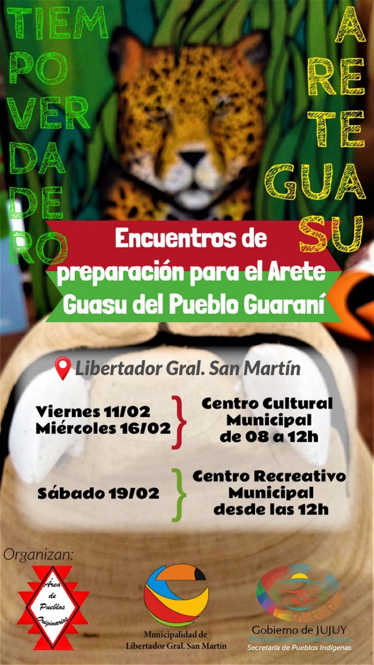 Comunidades Guaran&iacute;es se preparan para celebrar el Arete Guasu