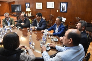 El vicegobernador se reunió con representantes de la Cámara de Comercio Exterior de Jujuy