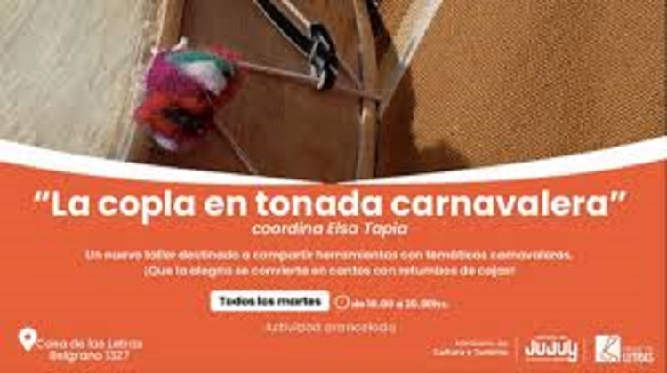 Elsa Tapia comparte herramientas sobre copla en tonada carnavalera