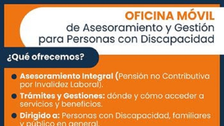 Oficina M&oacute;vil de asesoramiento para personas con discapacidad