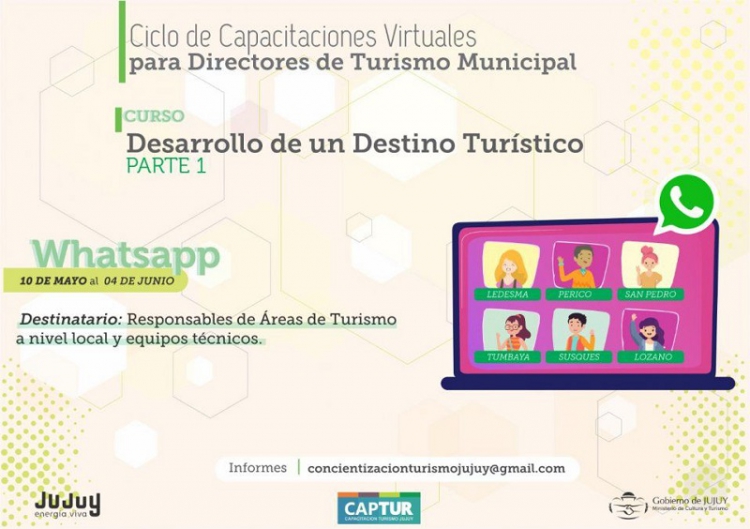 Fortalecimiento de los RRHH de Turismo en las comunas juje&ntilde;as