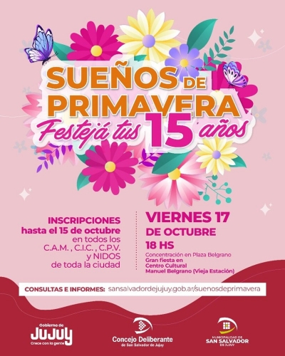 Contin&uacute;an abiertas las inscripciones para &ldquo;Sue&ntilde;os de Primavera&rdquo;
