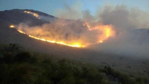 Controlaron las llamas en el norte de C&oacute;rdoba, pero se desat&oacute; otro en el sur