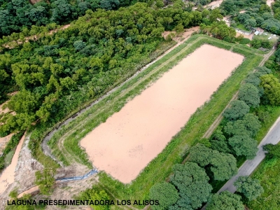Agua Potable finaliz&oacute; la construcci&oacute;n de una nueva laguna presedimentadora en Los Alisos