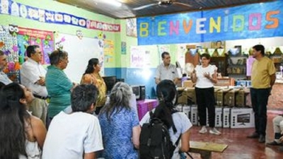 Proyecto de Transici&oacute;n Justa: entrega de equipamiento y firma de convenio en Libertador