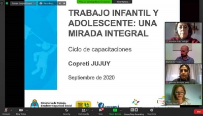Conaeti realiz&oacute; capacitaci&oacute;n en la provincia: &laquo;trabajo infantil y adolescente, una mirada integral&raquo;.