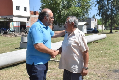 Rivarola resalt&oacute; el esfuerzo los vecinos y municipal para obras ante la desidia del gobierno nacional