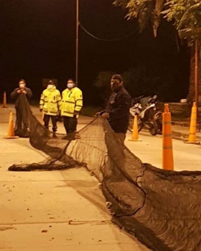 Operativo desbarat&oacute; pesca furtiva en Dique Las Maderas