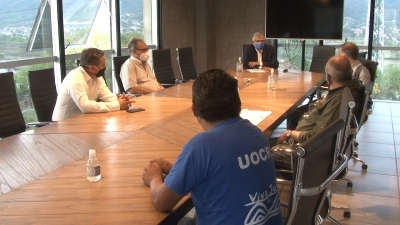 Morales se reuni&oacute; con sectores de la construcci&oacute;n