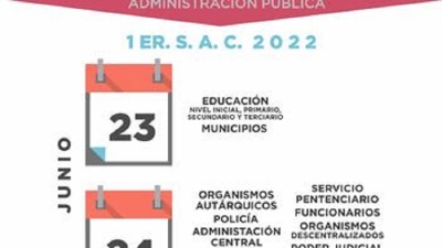 SAC. Cronograma de pago de aguinaldo