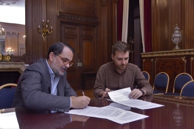 Firma de convenio entre concejo deliberante de San Salvador de Jujuy y la legislatura de la Ciudad Aut&oacute;noma de Buenos Aires