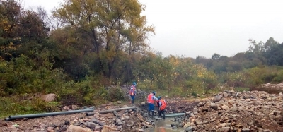 Agua Potable recambia exitosamente parte del colector cloacal en Los Huaicos
