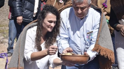 Morales agradeci&oacute; a la Madre Tierra Tumbaya Grande