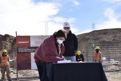 Comenz&oacute; la obra de la Secundaria Rural N&ordm; 2 de El Toro