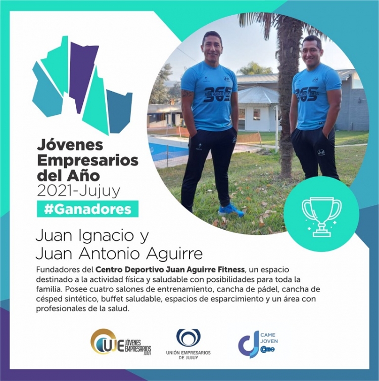 Juan Ignacio y Juan Antonio Aguirre son los ganadores del PREMIO JOVEN EMPRESARIO 2021