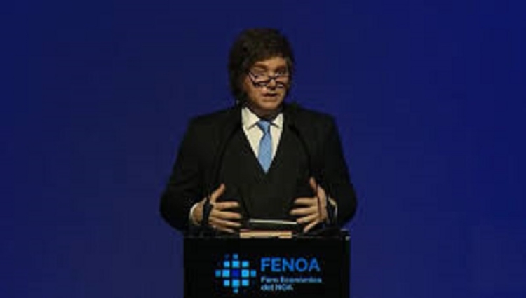 Antes de viajar a Hungr&iacute;a, Milei particip&oacute; del Foro Econ&oacute;mico del NOA en Tucum&aacute;n y arremeti&oacute; contra el gobierno anterior