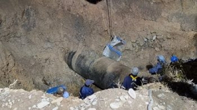 Agua Potable realiza el operativo de reparaci&oacute;n definitiva en Reyes