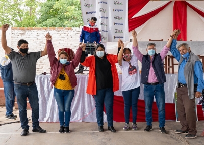 Tramo final de la campa&ntilde;a de Cambia Jujuy en El Fuerte, Arrayanal y Rodeito