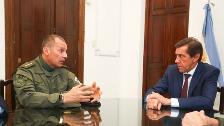 Sadir recibi&oacute; al nuevo Jefe de la Regi&oacute;n lV de Gendarmer&iacute;a