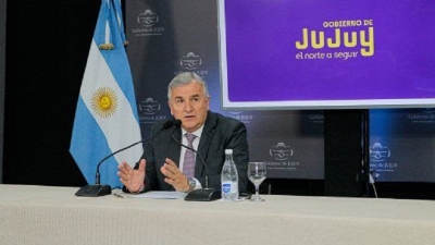 Gerardo Morales reafirm&oacute; "el camino de desarrollo de Jujuy ante el mundo"