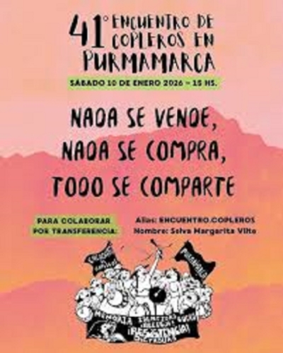 Purmamarca anuncia el 41&deg; encuentro de copleros:UN HOMENAJE A LA RESISTENCIA, LA CULTURA Y LA CONFRATERNIDAD