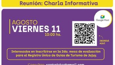 Charla informativa para Gu&iacute;as Id&oacute;neos de Turismo