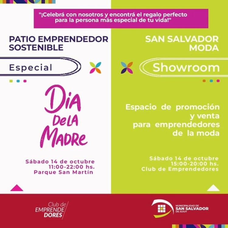 Patio de Emprendedores especial D&iacute;a de la Madre