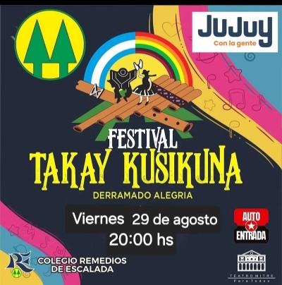 El Festival Folcl&oacute;rico &ldquo;Takay Kusikuna&rdquo; celebra 26 a&ntilde;os en el Teatro Mitre