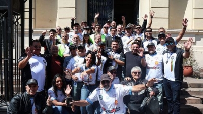 Sadir recibi&oacute; a los participantes del Moto Encuentro Internacional