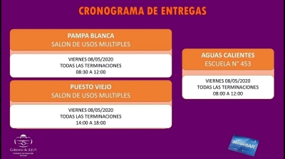 Se retoma la entrega de las tarjetas alimentar