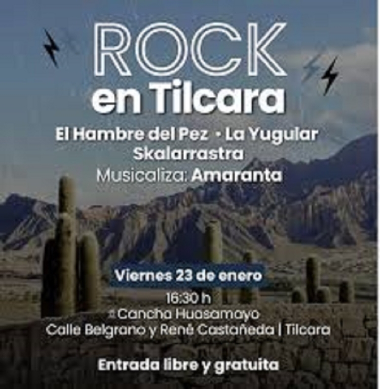 Rock en Tilcara, un espacio para las nuevas bandas juje&ntilde;as