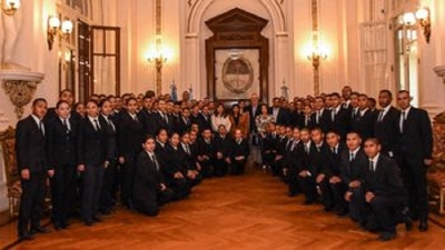 Alumnos de la Tecnicatura en Seguridad Ciudadana visitaron Casa de Gobierno