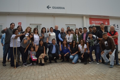 Rub&eacute;n Rivarola, legisladores y referentes recorrieron las obras gestionadas por la Intendenta Karina Paniagua