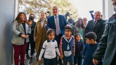 Gerardo Morales inaugur&oacute; un nuevo jard&iacute;n de infantes en Perico