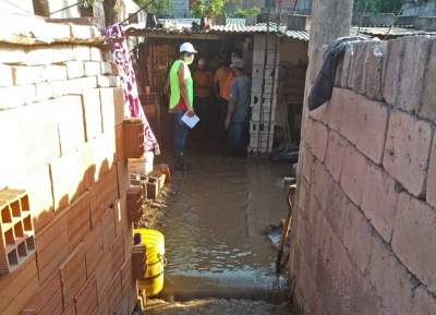 Relevamiento a familias afectadas por la rotura del acueducto en huaicos