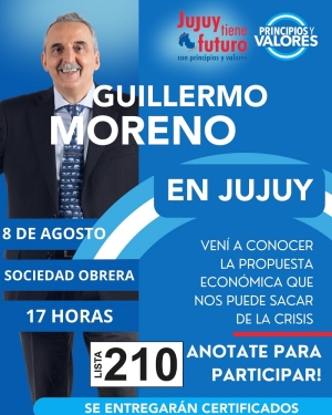 Guillermo Moreno estar&aacute; en nuestra provincia el pr&oacute;ximo martes 8 de agosto
