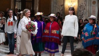 Ecos de Jujuy en el Argentina Fashion Week: el testimonio de las bordadoras de los valles de altura