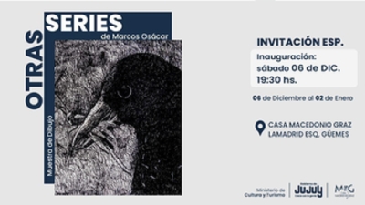 Marcos Os&aacute;car despliega "Otras Series": dibujo contempor&aacute;neo que invita a una mirada profunda